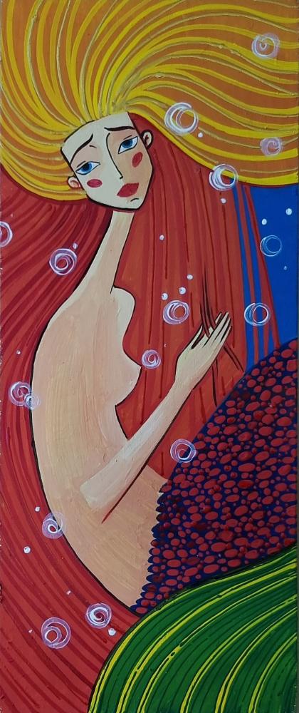 Картина Русалка - рыбьи будни от Art Магазина Абрис Клуб