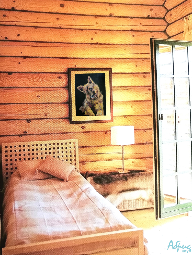 Картина Друг. Портрет овчарки. от Art Магазина Абрис Клуб