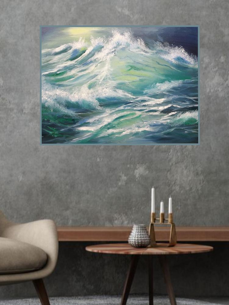 Картина Шторм от Art Магазина Абрис Клуб